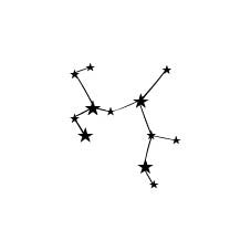 Constelação Sagitário - 2 unid