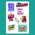 Cartela Tatuagens Carnaval 11 (15x21cm)