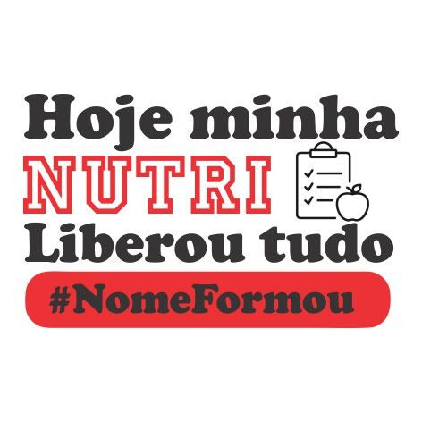 Tatuagem Temporária Personalizada Formatura Nutrição 03