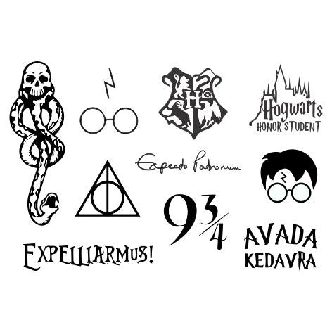 Adesivo Cartela Harry Potter