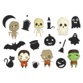 Adesivo Cartela Halloween 1