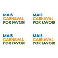 Cartela Mais Carnaval PF - 4 unid
